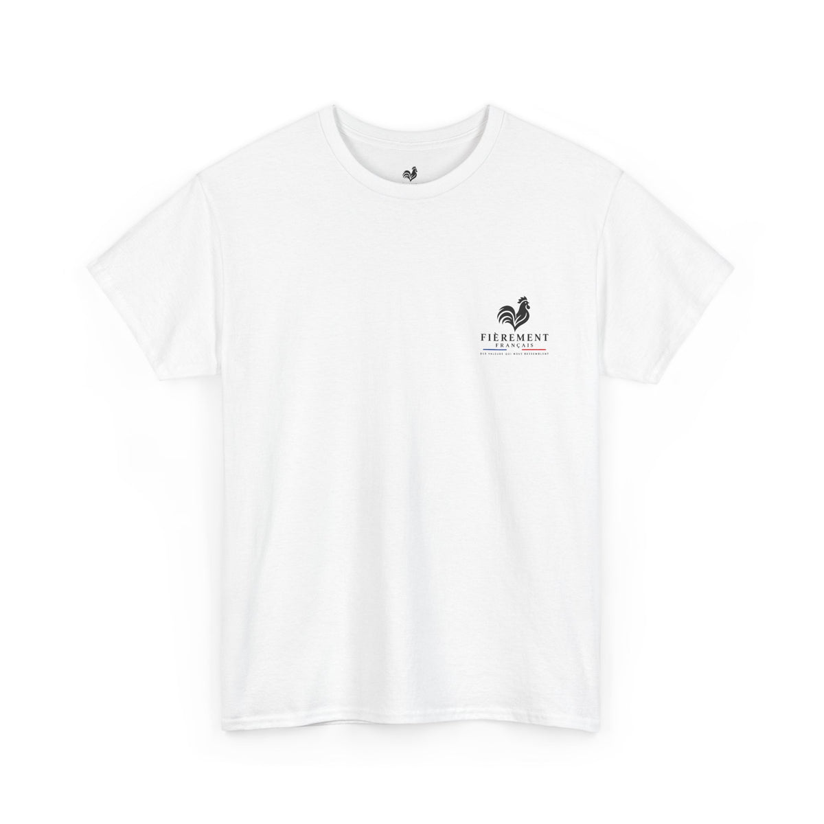 T-Shirt Fièrement Français – Blanc