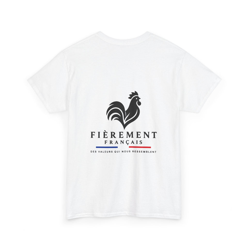 T-Shirt Fièrement Français – Blanc