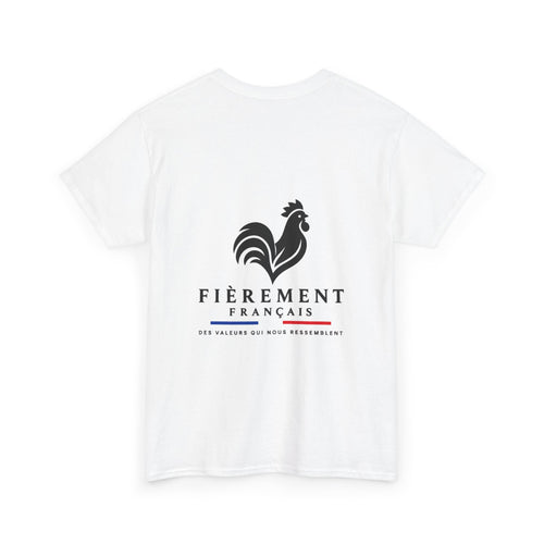 T-Shirt Fièrement Français – Blanc