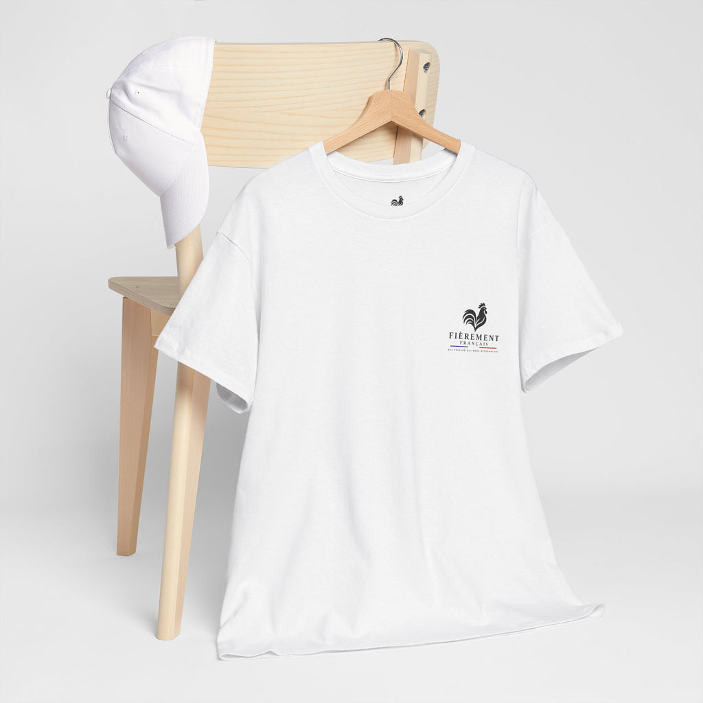 T-Shirt Fièrement Français – Blanc