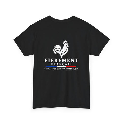 T-Shirt Fièrement Français – Noir